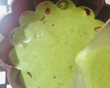 Foto del paso 3 de la receta: Bavaroise de Matcha Relleno con Cerezas!