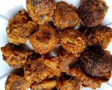 A picture of step 8 of Carrot and meat ball😍.