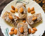 A picture of step 8 of No Sugar Dry Fruits and dates energy bar for diabetes.
