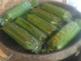 Nasi bakar isi teri