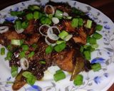 A picture of step 6 of Soya sauce pepper chicken.