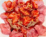 Hình bước làm 1 của món Bò Xào Lúc Lắc