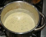 A picture of step 3 of Jon style mustard sauce.
