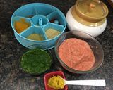A picture of step 1 of Aloo methi gravy.