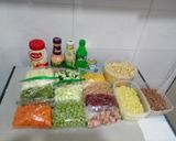 A picture of step 5 of Vegetable Pasta Salad.
