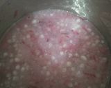 A picture of step 2 of Sago_ beetroot kheer.