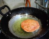 A picture of step 2 of Leftover beetroot carrot tomato pulp poori.