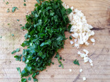 Lasaña de polenta