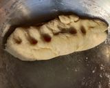 A picture of step 1 of Spicy sezwan potli from left over aalu sabji.