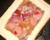 A picture of step 7 of Cheesy sausage sandwich.