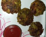 A picture of step 3 of Green peas patties.
