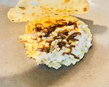 Hash Brown Pancake with Dried Anchovy XO Sauce 小魚干XO醬馬鈴薯蛋餅 [溪和水產］的食譜步驟3照片