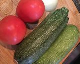 Foto del paso 1 de la receta: Calabacitas 🎃 con pechuga