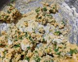 A picture of step 1 of Methi bajra roti.