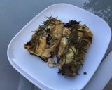 Une image de l'étape 6 de Dos de cabillaud marinade et romarin frais à la plancha.