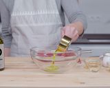 A picture of step 1 of Honey mustard vinaigrette.