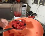 A picture of step 1 of Watermelon juice.