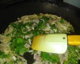 A picture of step 3 of Chicken potato pin wheel.