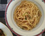 Foto langkah ke 4 dari resep Spaghetti shoyu seledri (japanese style pasta).
