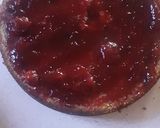 A picture of step 5 of Buchweizenkuchen/ Buckwheat cake.
