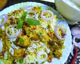 A picture of step 7 of Handi Chicken Dum Biryani.