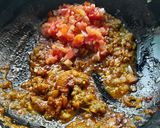 A picture of step 3 of Bamboo shoots prawns masala.