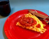 Foto del paso 15 de la receta: Mi pizza de fideos