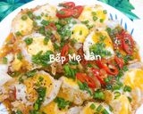 Hình bước làm 5 của món Trứng cút chiên sốt mắm tỏi
