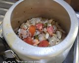 A picture of step 1 of Quick Chana Masala.
