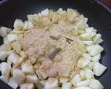 A picture of step 1 of Babugosha (pear) jam.