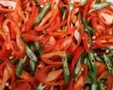 Foto langkah ke 1 dari resep Tumis sambal terong kacang panjang.