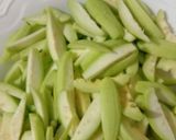A picture of step 1 of Dry parval masala.