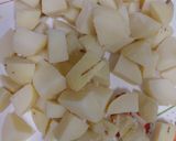 A picture of step 1 of Spicy Tangy Aloo Chaat.