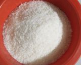 A picture of step 1 of Instant Coconut Burfi (No Cook).
