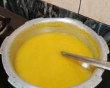 A picture of step 2 of NORTH INDIAN THALI for Lunch..Dal, Aloo Dum, Kaddu sabzi, Rice, Roti, Raita, Salad, Custard..