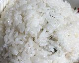 Foto langkah ke 4 dari resep Ketan Kukus Kelapa Serundeng Anti Gagal.