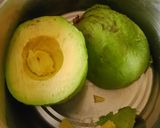 A picture of step 1 of Avacado papadi chaat.