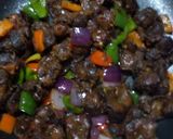 A picture of step 1 of Gizzard kebab.