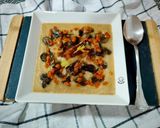 Foto del paso 7 de la receta: Crema de calçots asados en airfryer con champiñón y salsa "estilo romesco"