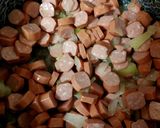 Virslis-tejfölös tészta recept fázis 4 fotója