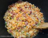 Kolbászos-sárgarépás-köleses egytál recept fázis 6 fotója