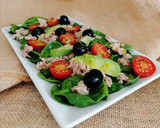 Foto del paso 9 de la receta: Ensalada de espinacas, atún y aguacate