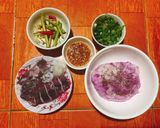 Hình bước làm 2 của món Cơm 1 người #2 - Mực ống hấp sả + Canh khoai mỡ