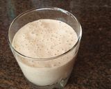 A picture of step 2 of Banana bread smoothie 😋😝😝.