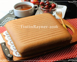 Foto langkah ke 7 dari resep COFFE MOCCA OGURA CAKE Super Soft Bouncy & Moist.