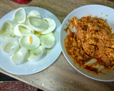 Foto del paso 4 de la receta: Huevos rellenos al horno