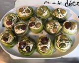 Une image de l'étape 12 de Nids de poireaux au brocciu, poivron rouge, olives et petits oignons.