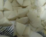A picture of step 1 of Idli chilli.