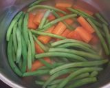 Hình bước làm 2 của món #cleaneating với rau củ luộc
