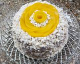 Foto del paso 24 de la receta: 🍰 Torta Chajá 🍑 Mega torta de durazno, crema, dulce de leche y merenguitos